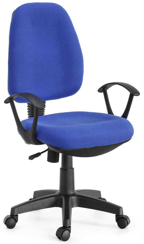 prezzo Chaise de bureau opérative en tissu Vandi bleu