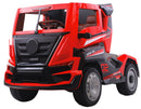Camion Elettrico Truck con Rimorchio per Bambini 12V RC Rosso