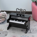 Mini Pianoforte Giocattolo per Bambini  25 Tasti in ABS Nero