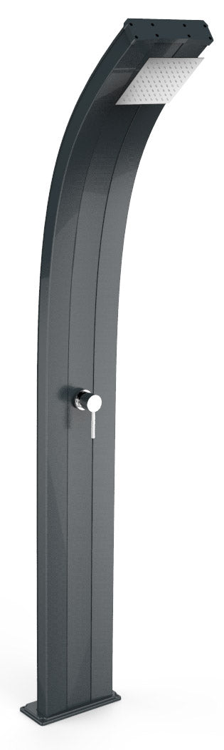 acquista Doccia Solare da Giardino 40L Miscelatore Arkema Dada Grigio Antracite