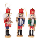 Set 3 Soldatini Schiaccianoci H12,5 cm in Legno