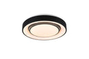Plafoniera da Interno a LED in Metallo Nero Opaco