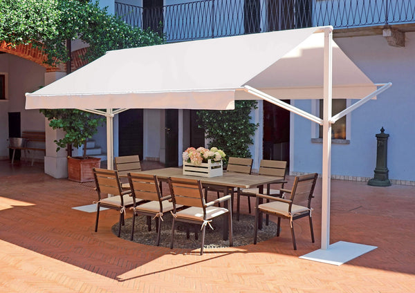 online Tonnelle de jardin 4x3m en tissu aluminium polyester Vorghini Marquise Deluxe