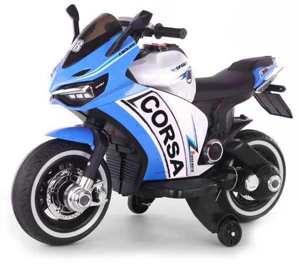 online Moto électrique pour enfants 12V Miller Corsa Bleu