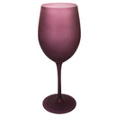 Set 6 Calici Frosted Happy Hour Provence in Vetro VdE Tivoli 1996 Lavanda