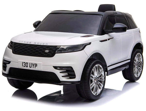 acquista Véhicule électrique porteur pour enfants 12V sous licence Range Rover Velar Blanc