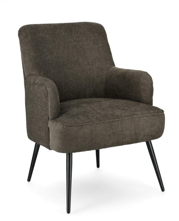 online Poltrona Soggiorno 60x67x79 cm Adeline in Tessuto Timo