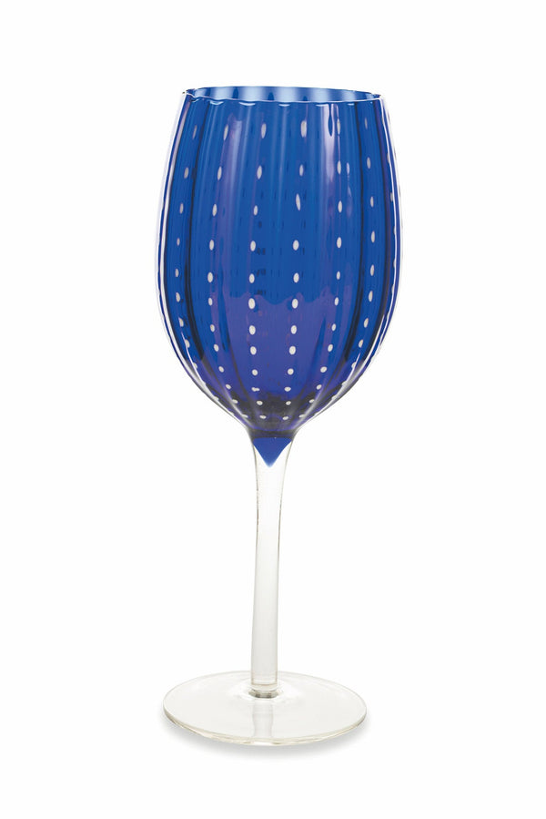 Set 6 gobelets en verre 300 ml Villa d'Este Home Tivoli Blu Shiraz Cup sconto