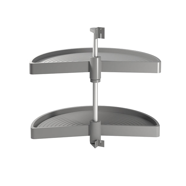 Panier tournant Ø65 cm pour meuble de cuisine 80 cm en plastique gris Emuca prezzo