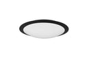 Plafoniera da Interno a LED SMD in Tessuto Nero Opaco