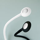 Applique Led Kuma Rotondo Braccio Flessibile Sensore Touch Luce Bianca Plastica Nero 2 Pezzi Emuca