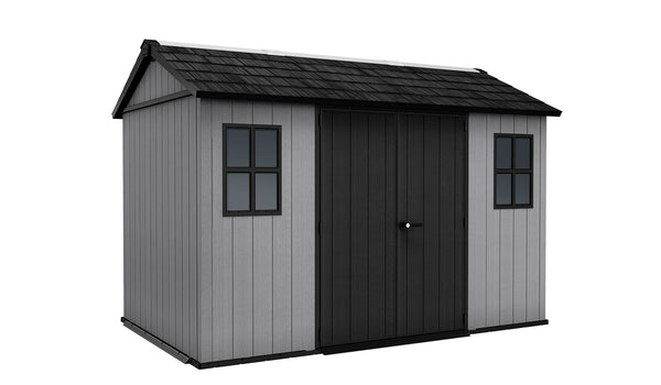 online Casetta Box da Giardino 230x350x246 cm Newton Plus 7511/1175 Doppia Opzione Montaggio in Resina Evotech+ Grigio cm