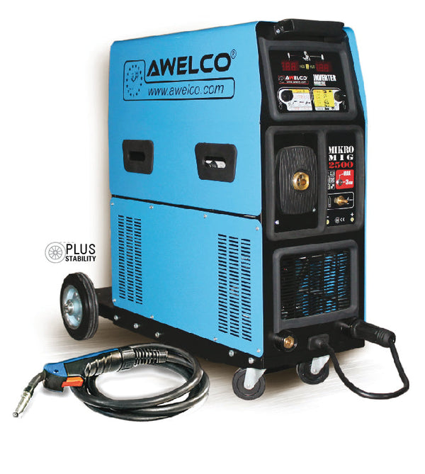 Poste à souder multiprocédés TIG MIG MAG MOG et MMA Onduleur Awelco MikroMIG 2500 prezzo