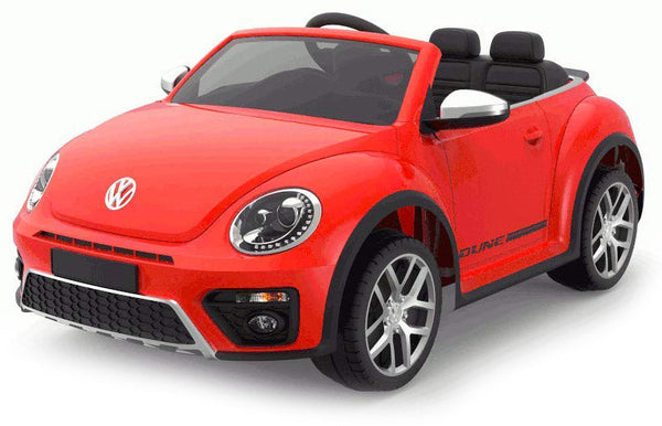 Voiture électrique pour enfants 12V avec permis Volkswagen Coccinelle rouge prezzo