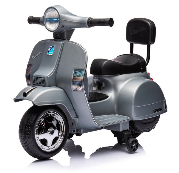 Piaggio Mini Vespa PX150 Elettrica 6V per Bambini Grigio sconto