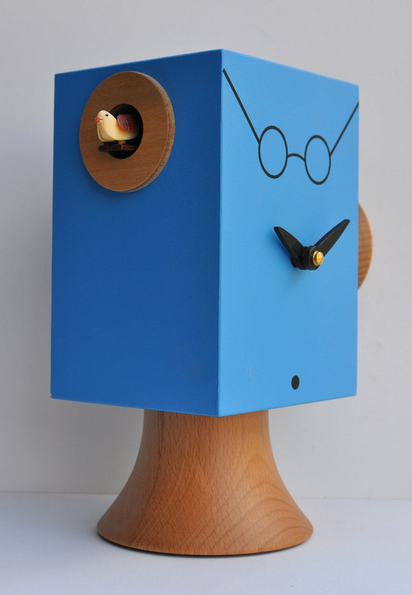 Horloge Coucou Sur Pied 15X24X11Cm Pirondini Italia Faccine J.Lennon Bleu Clair acquista