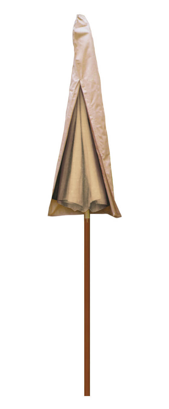 Housse pour parasol de jardin avec mât central en polyester beige Taddei Différentes tailles sconto