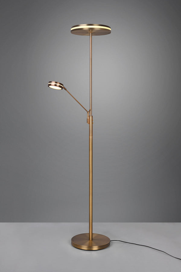 acquista Piantana da Interno a LED SMD in Metallo Ottone anticato