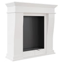 Camino a Bioetanolo da Pavimento 98,8x35,5 cm Flig Boulder Bianco