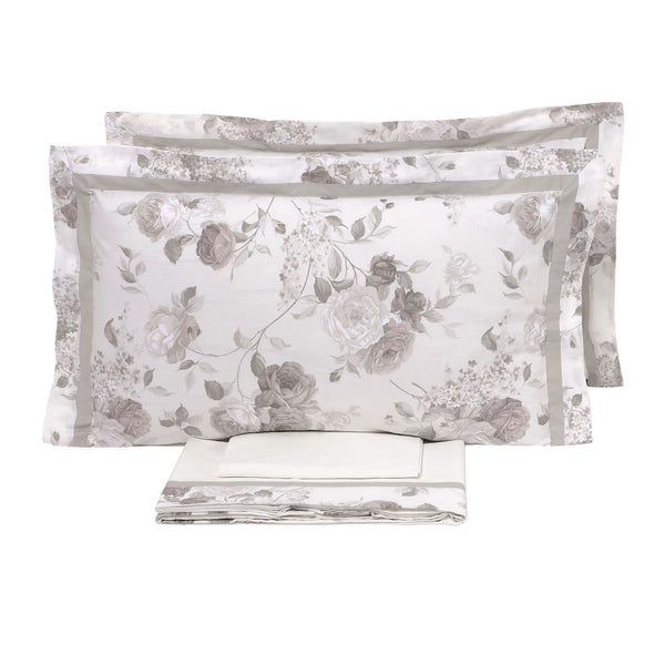 Parure de lit double dessus et dessous et taies d'oreiller avec imprimé Garrini Lauren Corda online