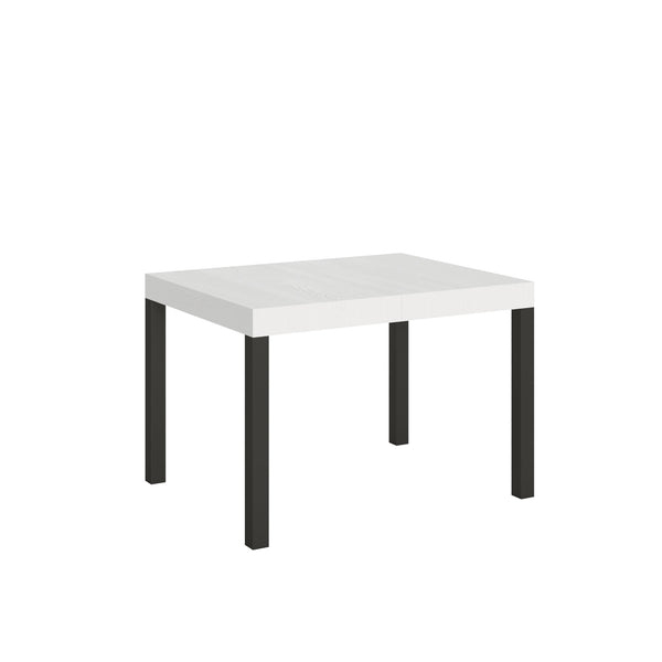 prezzo Table extensible 110-194x70x77 cm Everyday Frêne Blanc et Anthracite