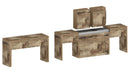 Panca Allungabile 66/290x25x45 cm Pratika Singola A Acero Pereira  