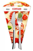 Coppia di Posate Forchetta e Coltello Napoli in Acciaio Inox per Pizza