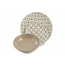 Servizio Piatti 18 Pezzi in Porcellana e Gres Villa d'Este Fiji