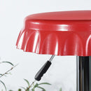 Set 2 Sgabelli Bar Cucina Seduta Forma Tappo Bottiglia Sgabello Girevole Rosso