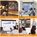 Telo Proiettore 89"" Regolabile con Telecomando Formato 4:3 171x130 cm Nero