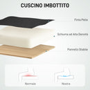 Sedia da Ufficio Massaggiante e Riscaldata Poggiapiedi in Pelle PU Nero    