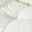 Set Salotto da Giardino 4 Pezzi con Divanetto, 2 Sedie e Tavolino da Caffè Nero Marrone e Crema   