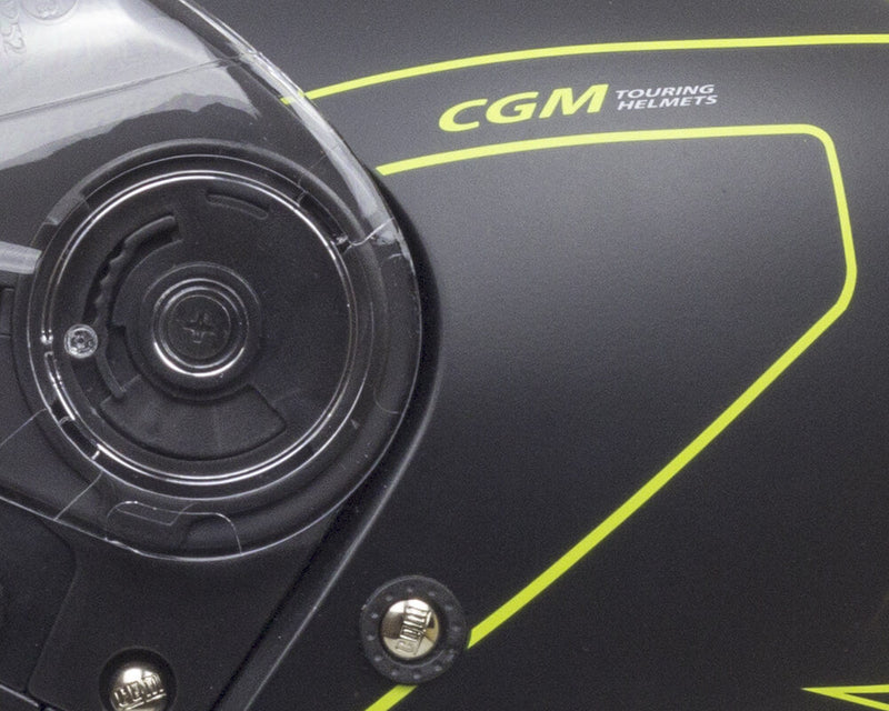 Casco Integrale per Scooter Visiera Lunga CGM Kyoto 506G Nero Opaco Varie Misure