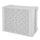 Copri Condizionatore da Esterno Small 90x46/52x70 cm in Acciaio Zincato Bianco