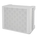 Copri Condizionatore da Esterno Small 90x46/52x70 cm in Acciaio Zincato Bianco