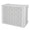 Copri Condizionatore da Esterno Large 105x65x95 cm in Acciaio Zincato Bianco