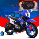 Moto Motocicletta Elettrica per Bambini 6V Kidfun Motocross Verde