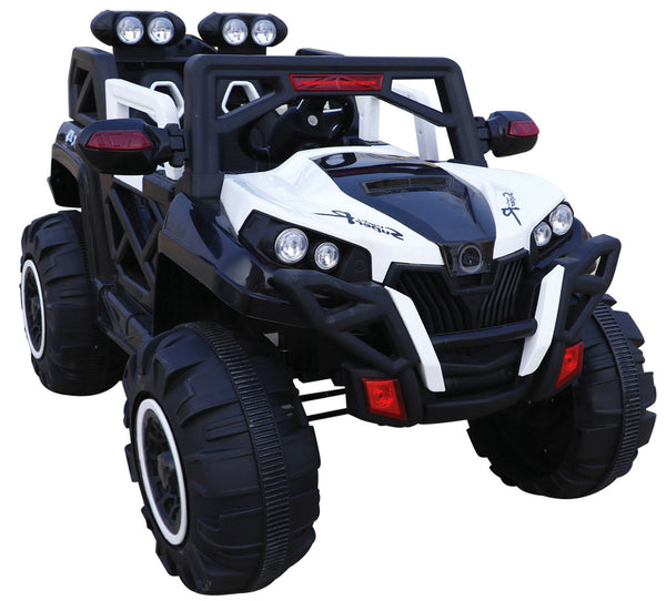 Voiture électrique pour enfants 12V Kidfun Off-Road 4x4 Blanc sconto