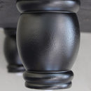 Divano 2 Posti Chesterfield 152x74x82 h cm in Velluto Grigio