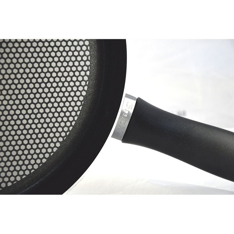 Set 3 Padelle Ø 20-24-28 cm Antiaderente Induzione Silex Collection Nero