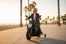 Moto Elettrica per Bambini Licenza Ufficiale Ducati Diavel 12V con Rotelle di Supporto Verde