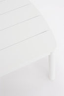 Tavolino da Esterno 115x68,5x35h cm in Alluminio Fenix Vapor  