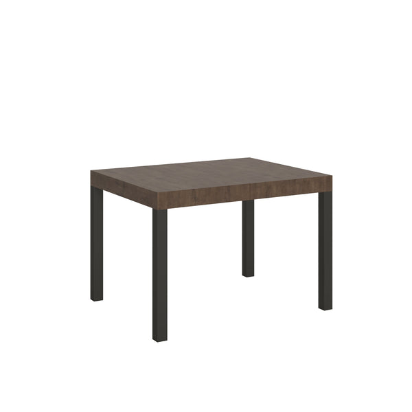 acquista Table extensible 120-204x80x77 cm Everyday Noyer et Anthracite