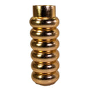 Portavaso resina oro lucido cm Ø45xh120