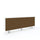 Mobile Soggiorno Madia 3 Ante 177x41x74 cm Ossido Bianco e Ruggine