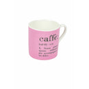 Set 6 tazzine Caffè Ø6x6 cm in New Bone China VdE Tivoli 1996 Colours