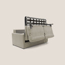 Divano Letto 2 Posti 156x102x97 cm in Tessuto Beige