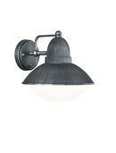 Applique da Esterno  E27 in Pressofusione di alluminio Argento Anticato