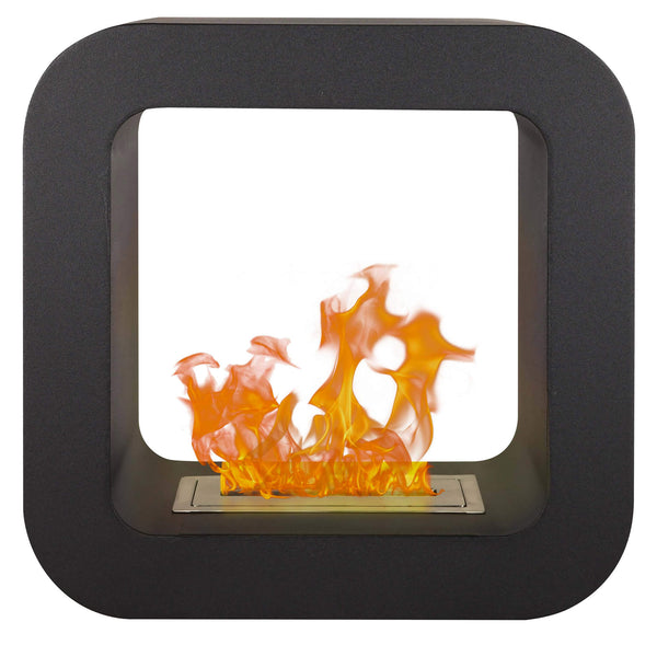 Cheminée Bioéthanol de Table ou Sol 42x23 cm Qlima FFB4242 Noir sconto