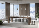 Tavolo Allungabile 160/420x90x77 cm Roxell Premium Noce  